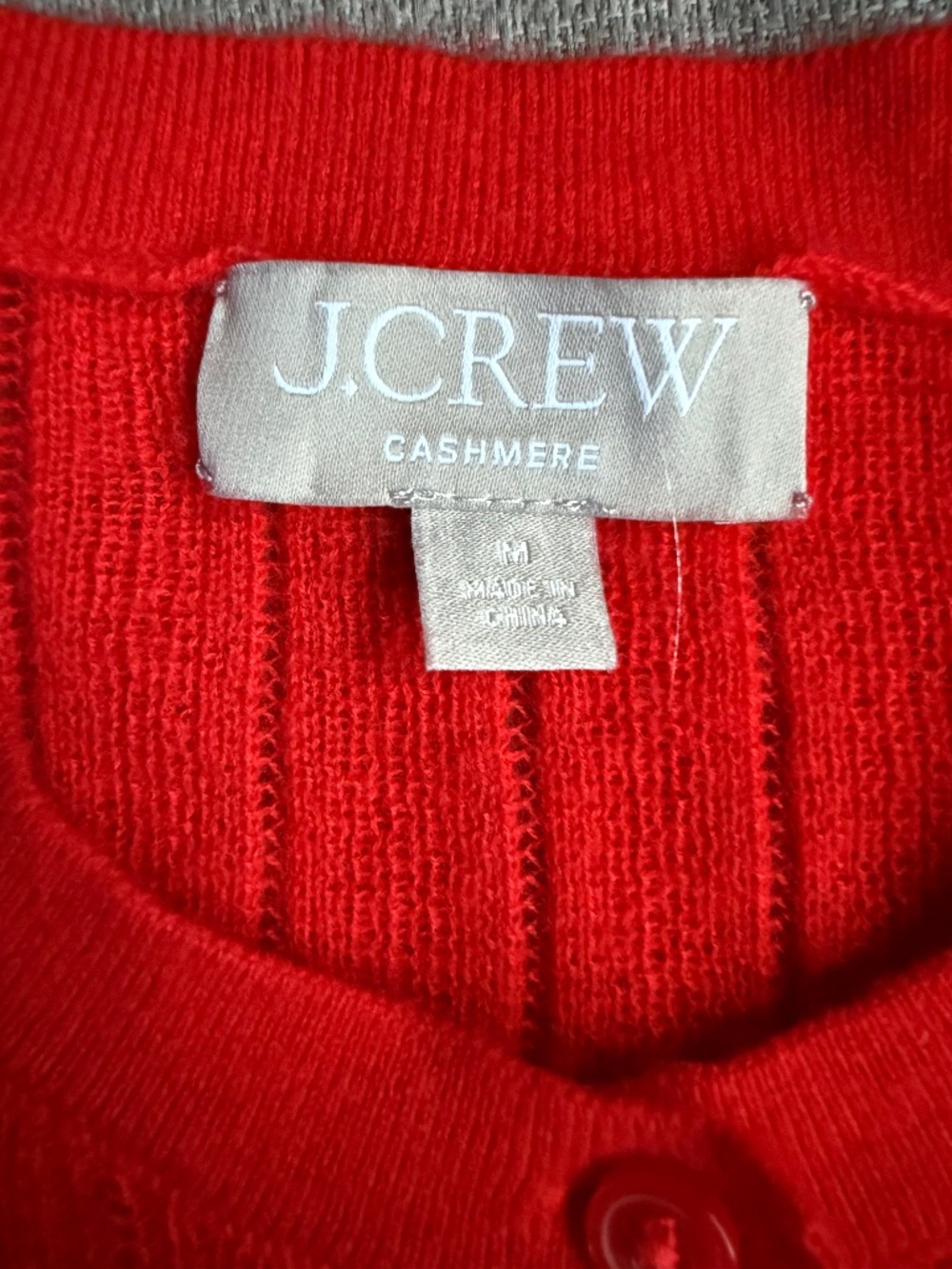 J. Crew woman’s cashmere cardigan
